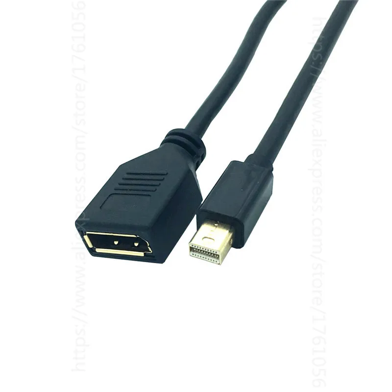 0,3 M v Pravom Uhle 90 Stupňov, Mini DisplayPort a Samec na DisplayPort DP Samica Predlžovací Kábel Adaptéra pre iMac & LED Cinema Display