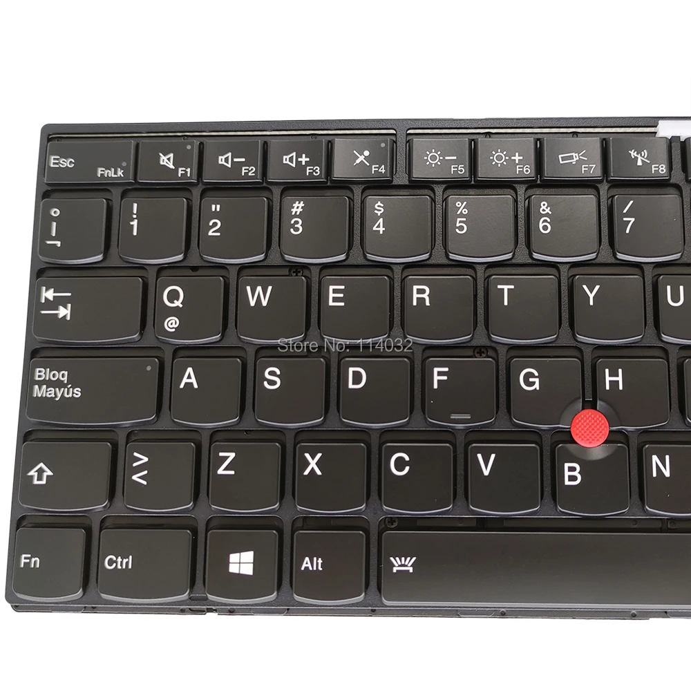 00UR398 Výmena klávesnice T460 S pre lenovo ThinkPad T460P T470S T470P čierny s rámom Ukazovateľ podsvietená klávesnica SN20J91965