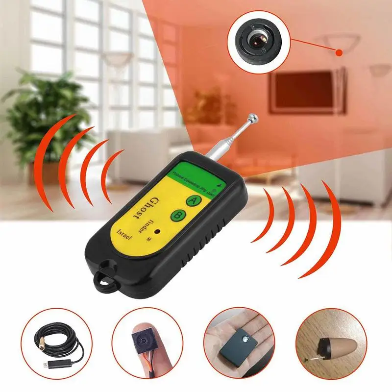 1 Ks Bezdrôtového Signálu Rf Detektor Tracer Mini Kamera Finder Ghost Senzor 100-2400 Mhz Gsm Alarm Zariadenie, Rádio Frekvencia Kontrola