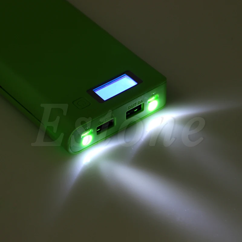1 ks USB Mobile Power Bank Nabíjačku DIY Pack 8pcs 18650 Batérie Prípade Držiak na Telefón