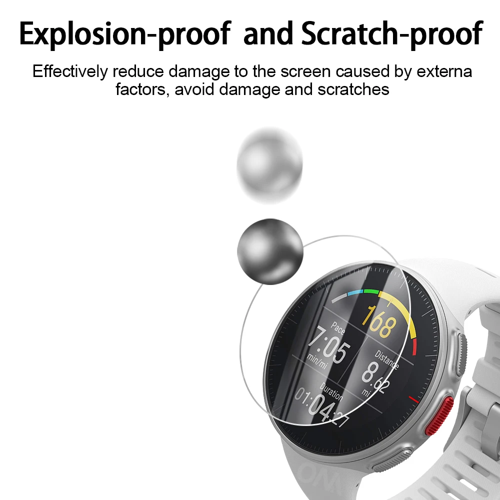 10 Ks 9H Premium Tvrdeného Skla Pre POLAR Vantage V smart hodinky Screen Protector Film Príslušenstvo Pre POLAR Vantage M