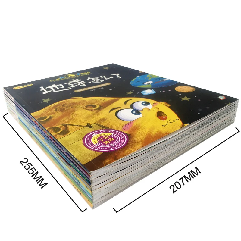 10 Ks/set detské vedecké Knihy Popular Science Series Čínsky Príbeh Knihy pre Deti Spaním Príbeh Libros 3-6 Rokov