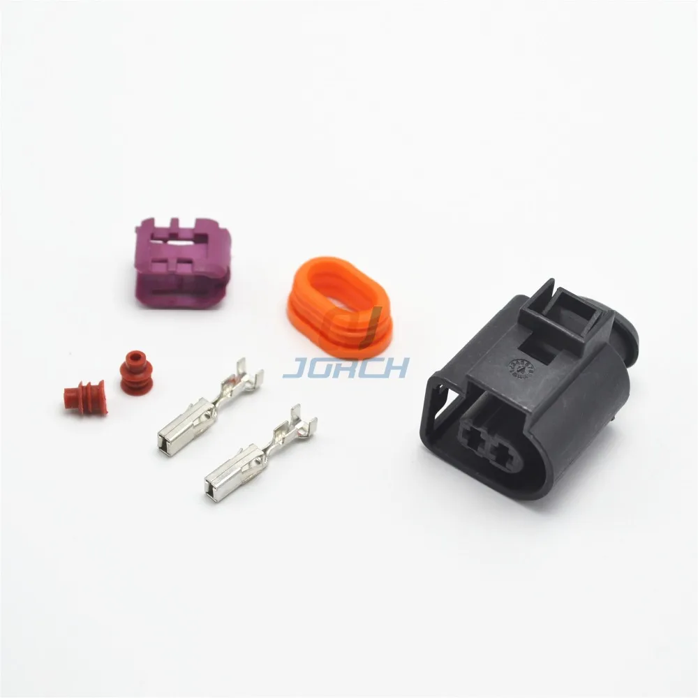 10 nastaviť 3.5 série 2 pin elektrické auto drôtu Konektor pre VW Passat Golf A3 A4 A6 Horn Plug 4D0971992