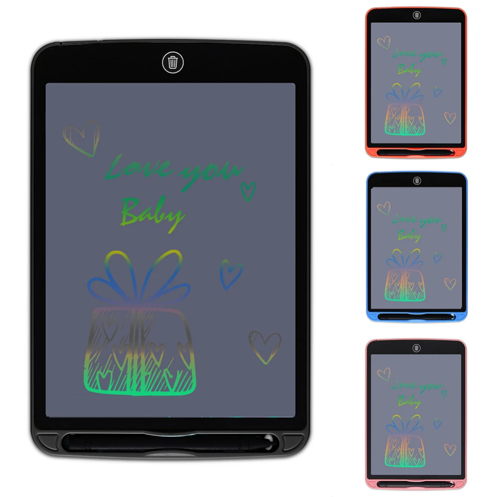 10 Palcový Prenosný Digitálny Kreslenie Tablet Farebné LCD Písanie Tablet Rukopisu Pad Dosky Grafické Elektronické Tablet S akumulátorom