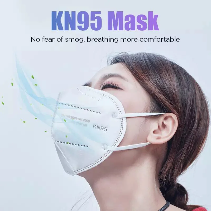 100 kus FFP2 pleťové masky KN95 masku na tvár Ochranné maske maska proti prachu úst masky chrániť Proti chrípke mascarillas masque tapabocas