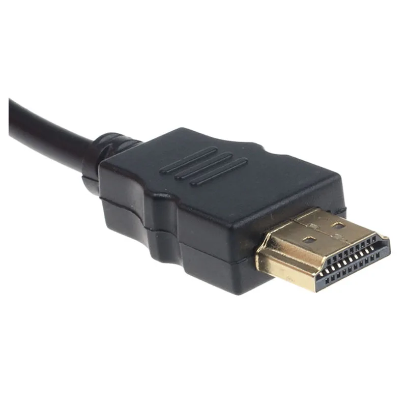 1080P HDMI / VGA S Audio Converter Adaptér USB Power Video Kábel Black hdmi vga aux adaptér