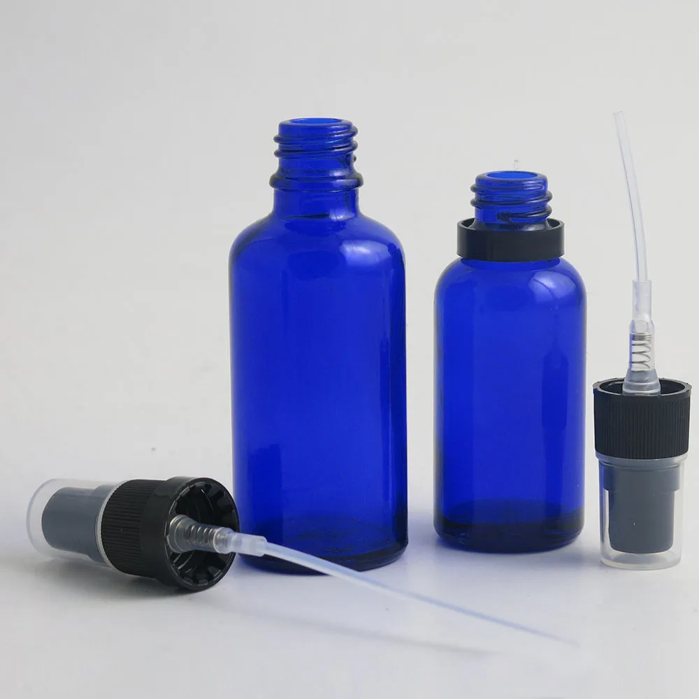 10pcs 30 ml modré sklenené fľaše s postrekovač 1OZ Esenciálny Olej Spreji 5ml 10 ml 15ml 20ml 30 ml 50 ml 100 ml