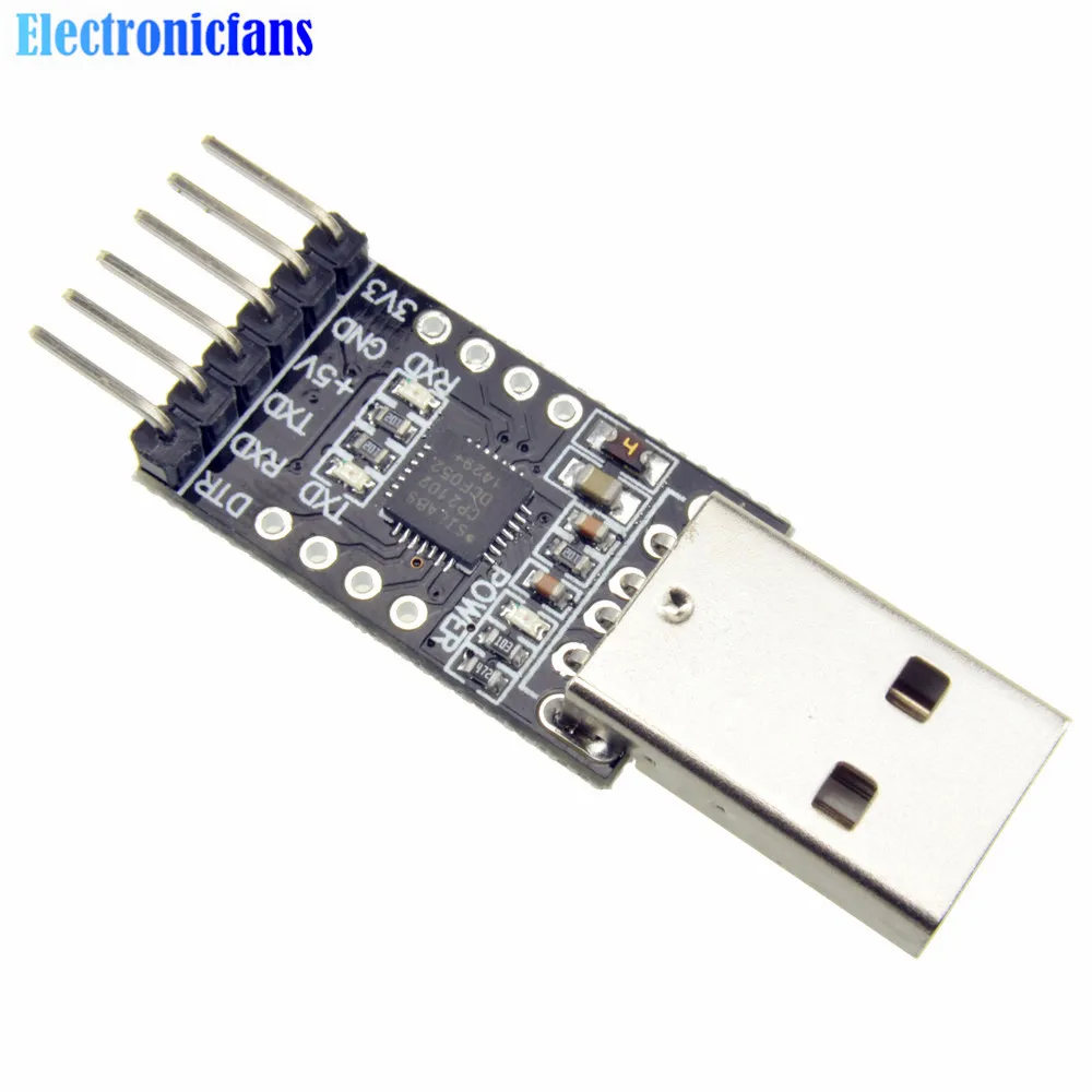 10Pcs/Veľa CP2102 USB 2.0 TTL UART Adaptér Modul 6Pin Converter, Sériové STC Nahradiť FT232