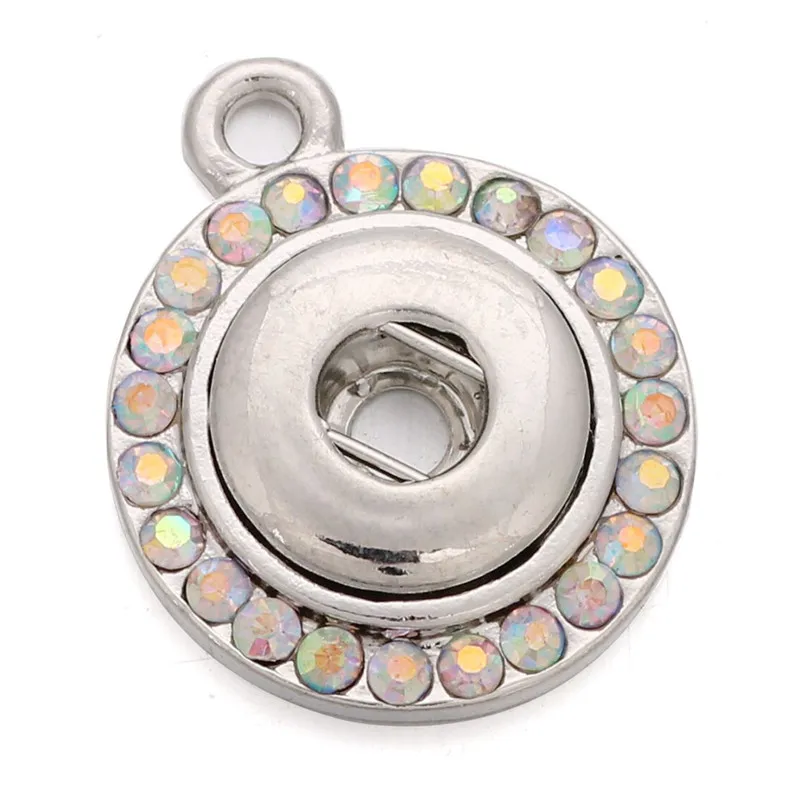 10pcs/veľa Snap Šperky Zistenia Príslušenstvo Crystal 12 mm Modul Tlačidiel Pre Handmade Náramok Náramok Ženy DIY Šperky ZM026