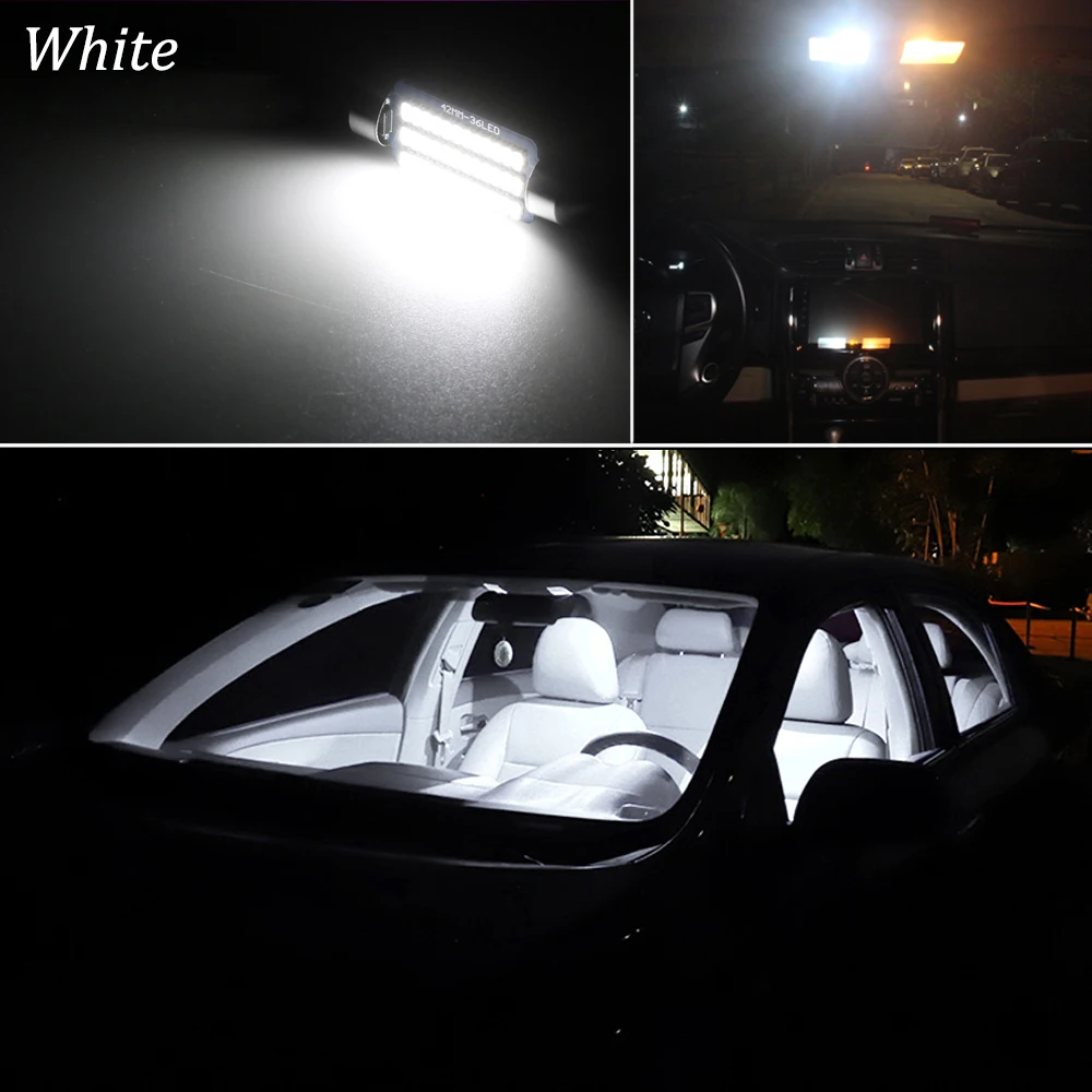 14Pcs Biela bez Chýb Canbus Pre BMW Radu 3 E36 M3 Kompaktný Hatchback Interiérové LED Svetlo + špz Lampa Auta (2 Dvere)