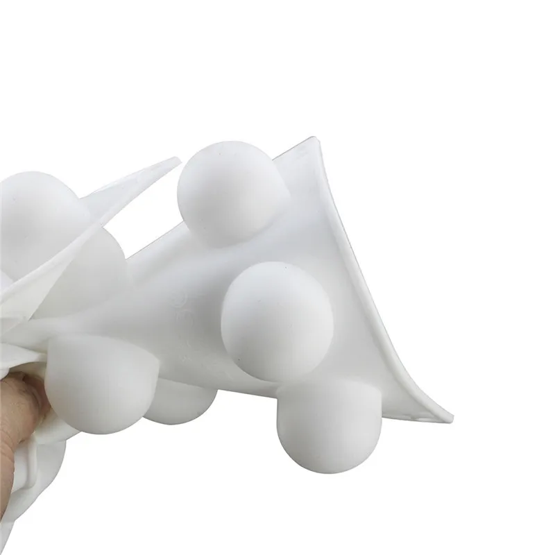 15 Dutín okolo Lopta v Tvare Mini Hľuzovky Formy 3D Silikónové Non-Stick Cake Zdobenie Nástroj Pre Dezert Muffin