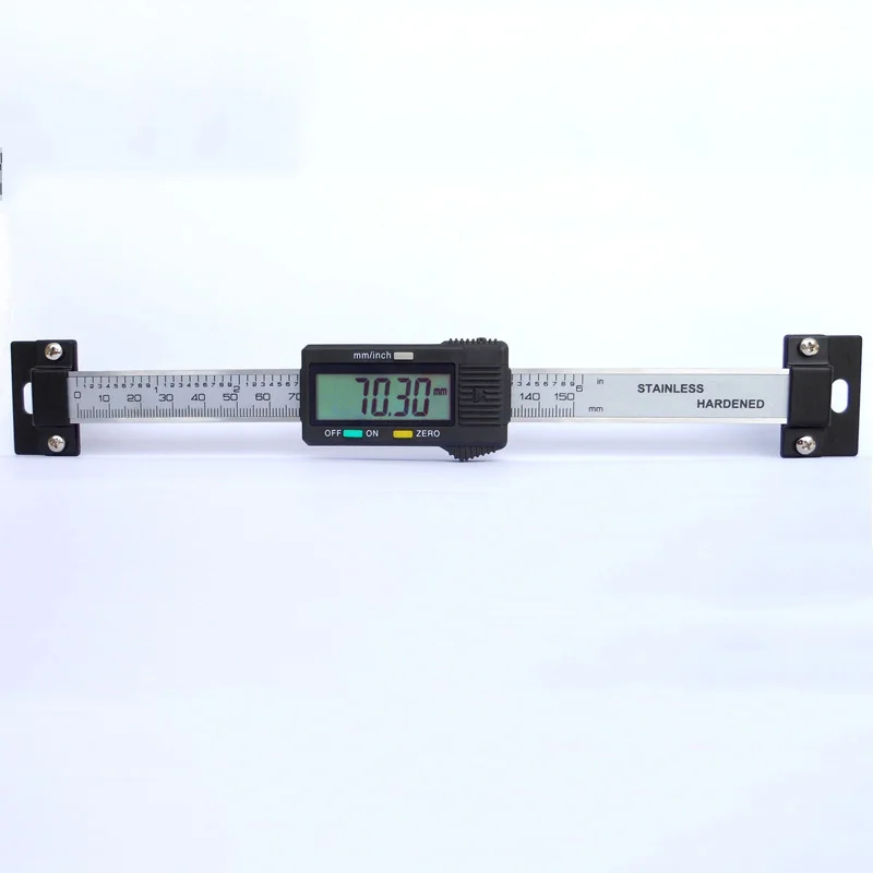 150mm Vernier Strmeň z Nehrdzavejúcej Ocele Digitálne Horizontálna Mierka Jednotiek Horizontálne Elektronické LCD Displej Inch/MM Strojník Nástroje