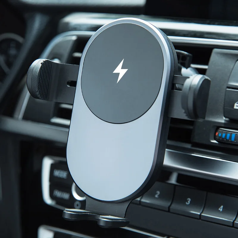15W Max bezdrôtovú nabíjačku do auta automaticky klip smart infračervený senzor rýchle nabíjanie auto, mobilný telefón, stojan