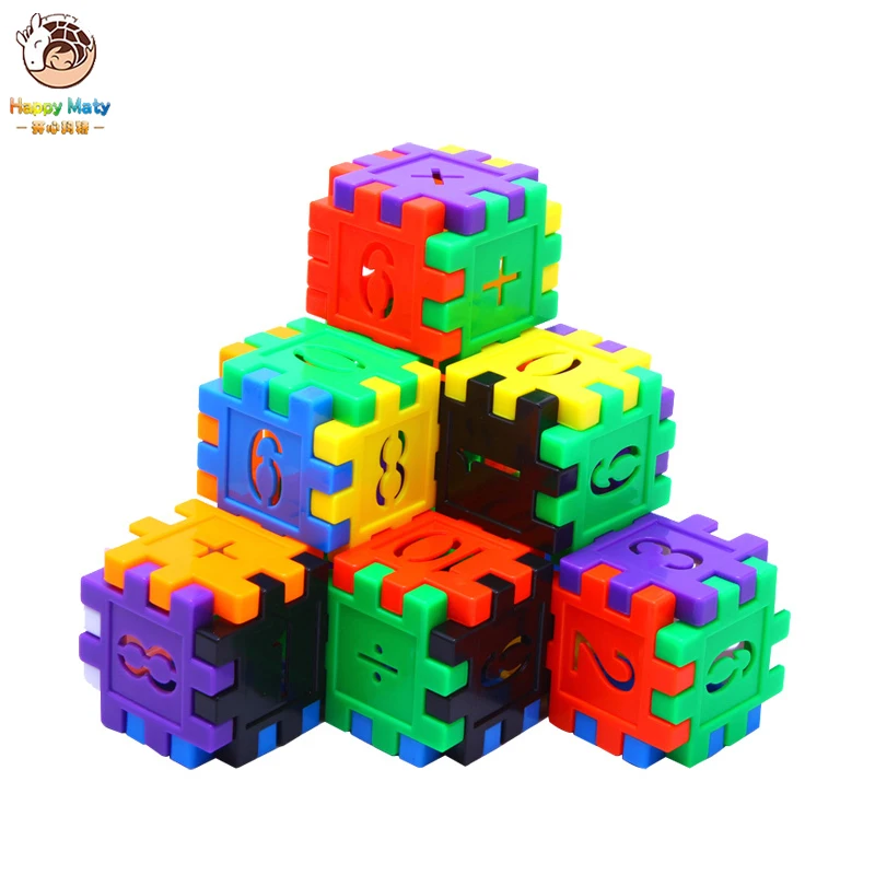 170 Ks Farebné Plastové Stavebné kamene, Tehly Hračky s Číslom Matematické Vzdelávanie Vzdelávacie Bloky Vianočné Darčeky pre Deti Deti