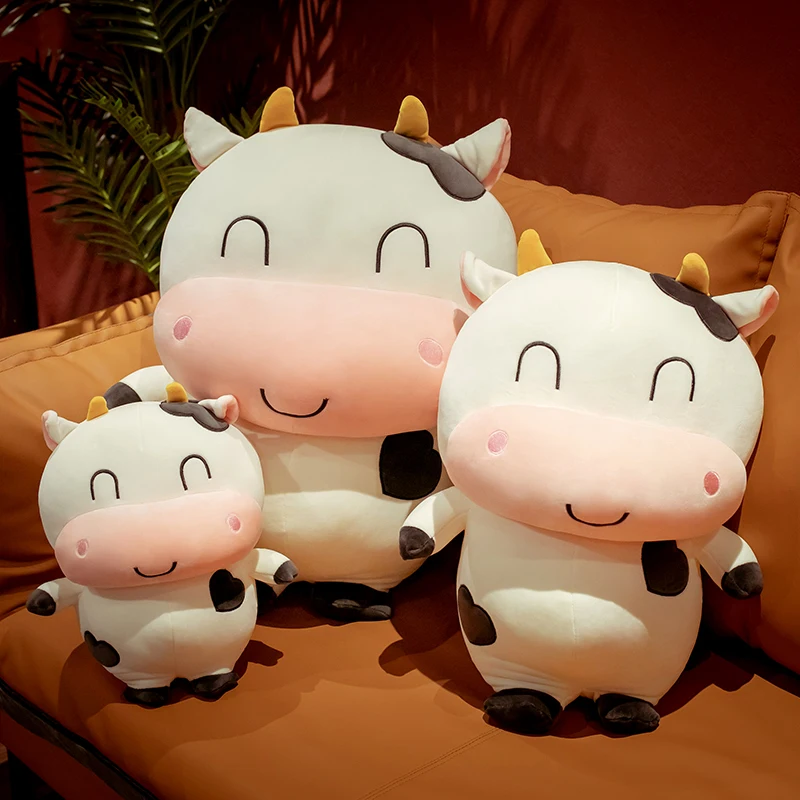 1pc 35 cm plyšové mlieka Kravy Mäkké Plyšové Hračky Dobytka Bábika Simulácia Anime Krásne krava Bábiky Valentine Darček pre Milovníka