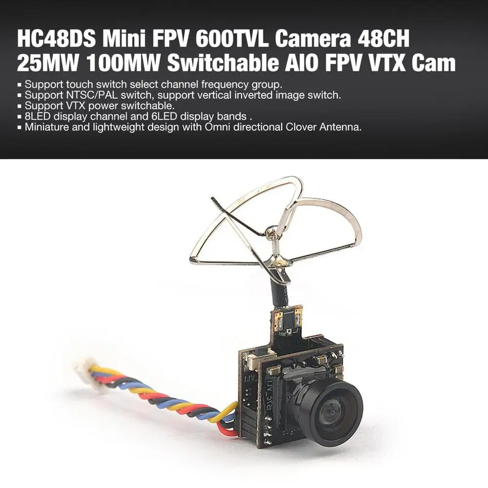 1PCs 5.8 G Mini FPV Kamera+Vysielač Doske Auta 25mW 100mW Prepínateľné Podporu Vysielač s OSD Konektor pre RC Drone Časti