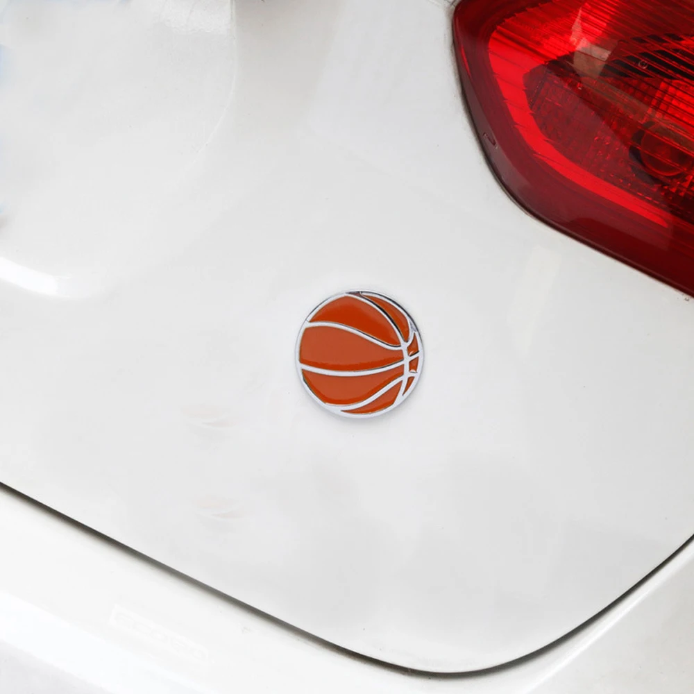 1Pcs Osobné 3D Auto Samolepky Kovové Basketbal, Auto Nálepky Odznak Dekorácie, Nálepky, Univerzálny Pre Väčšinu Automobilov
