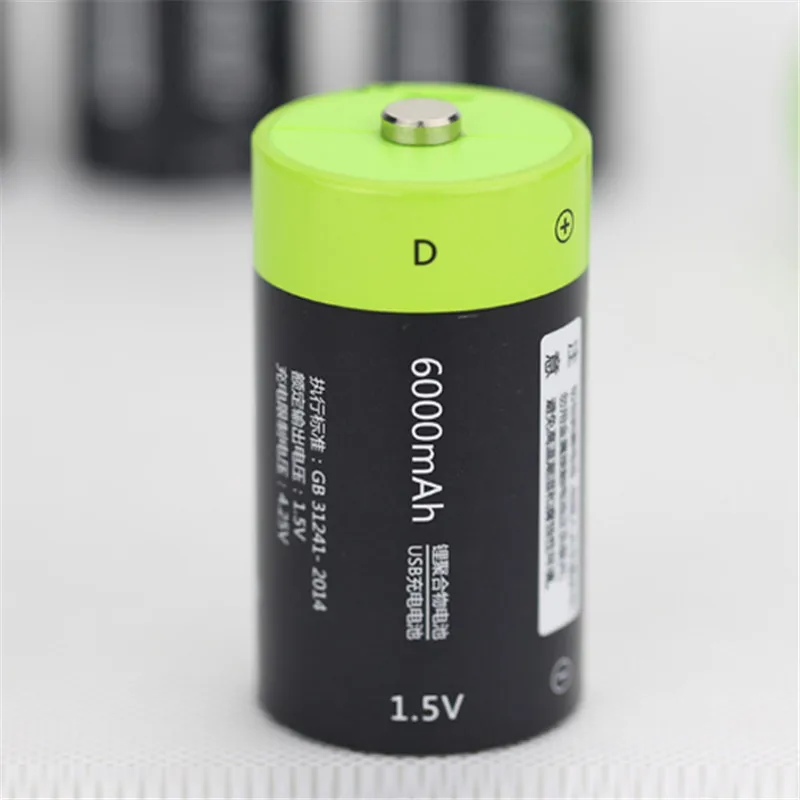 2 ks/veľa ZNTER 6000mAh 1,5 V batériou, Micro USB nabíjateľné batérie Lipo batérie LR20