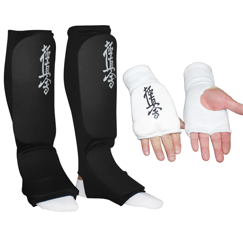 2018 Taekwondo rukavice nohy chránič karate šetrí ruky, nohy stráže TKD členok stráže Bojových umení ochrany pol prsta rukavice