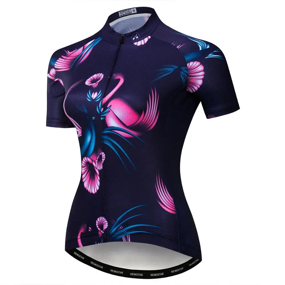 2019 Cyklistika dres Ženy Cyklistický dres MTB Topy Maillot Ropa Ciclismo žena závodné Cestné Horských košele Plný Zips Roztomilé biele