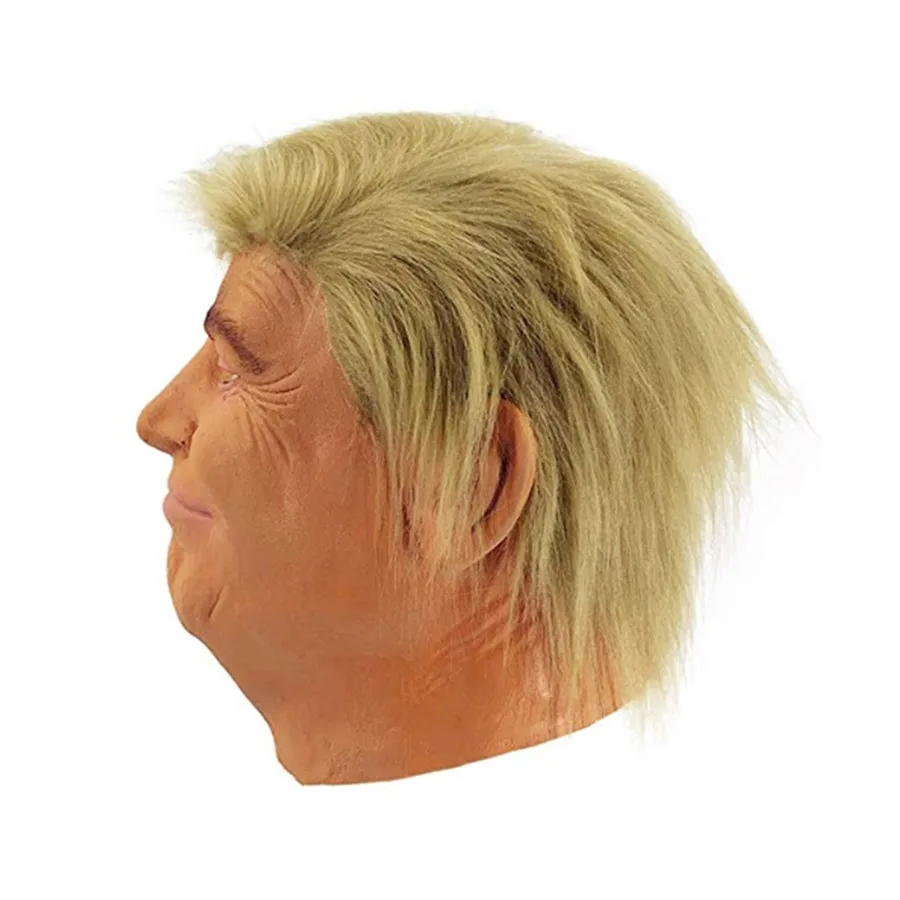 2019 Hot Predaj Vysoko Kvalitné Gumové Masky Realistické Box Darček Halloween Party Šaty Latex Donald Trump Maska