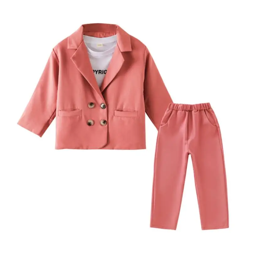 2019 jar jeseň nové kvalitné sako obleky pre dieťa dievčatá a chlapci teens kabáty + nohavice 2cps stes deti oblečenie ws928