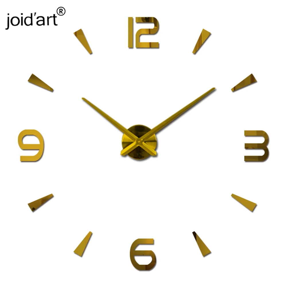 2019 Nové Diy Nástenné Hodiny Akryl diy Hodiny Quartz Hodinky Reloj De Porovnanie Obývacia Izba Moderné 3d Zrkadlo Nálepky Horloge Domov Klok