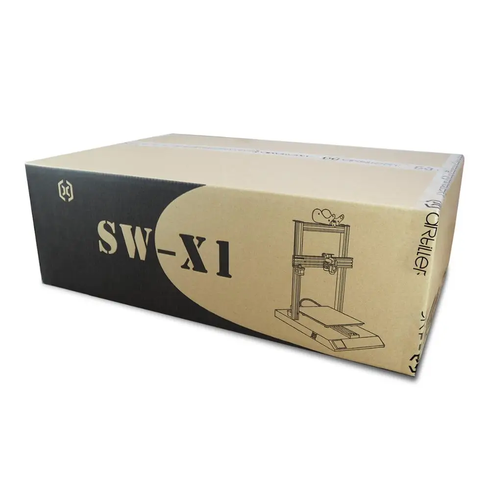 2020 Delostrelectvo sidewinder x1 3D Tlačiarne SW-X1 Ploche úrovni imprimante 3d pro 300*300*400mm veľkosť Podpora USB a TF karty Dotyk s