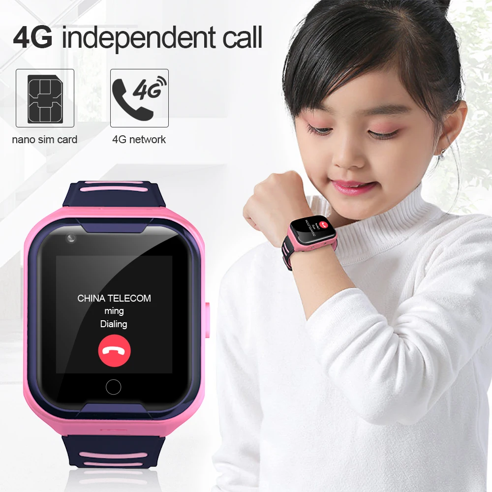 2020 G4H 4G Deti Smart Hodinky GPS, Wifi, Vodotesný Ip67 650Mah Big Batérie 1.4 Palcový Displej Fotoaparátu Take Video Smartwatch Deti
