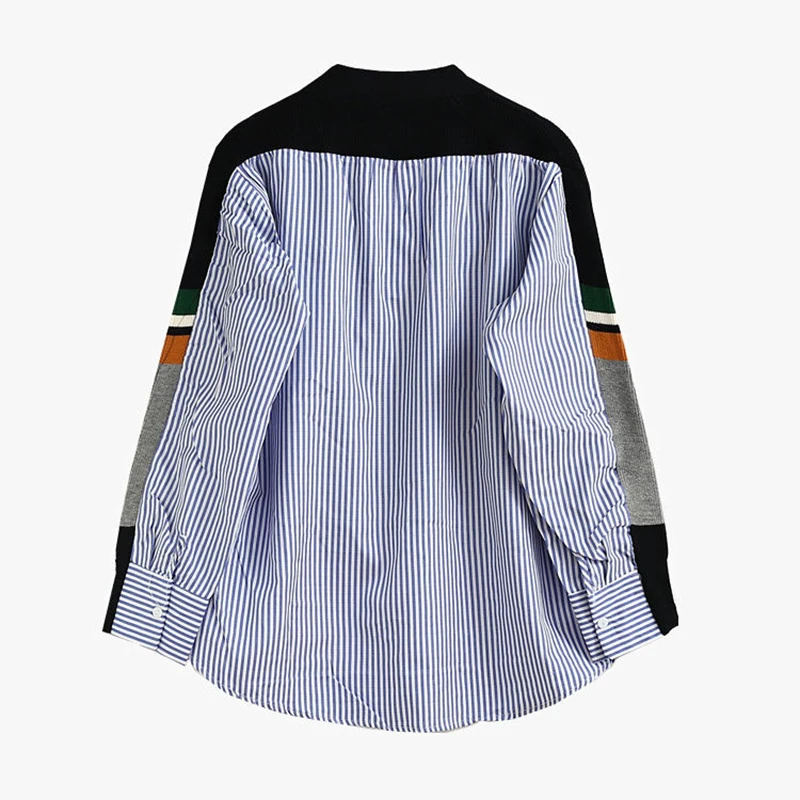 2020 jeseň nové tričko šitie pletený sveter tvaru svetre bunda top Dlhý rukáv dámske svetre vytiahnuť femme nouveaute