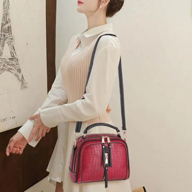 2020 Módne Luxusné Kameň vzor dámske kabelky dizajnér ramenný messenger bag ladies pu kožené shell taška Bolsas Feminina