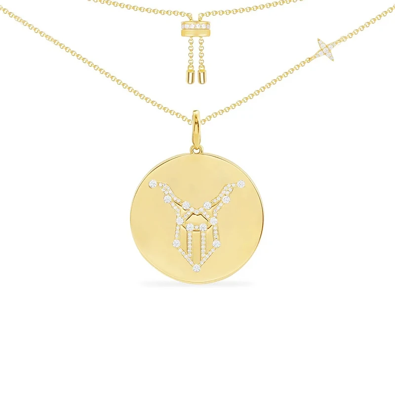 2020 Módne Marocký Šperky Nové Kozorožec Nastaviteľné Náhrdelník Gold Vynikajúca Kolo Mori Sídlo Dekorácie Ženy Šperky, Darčeky
