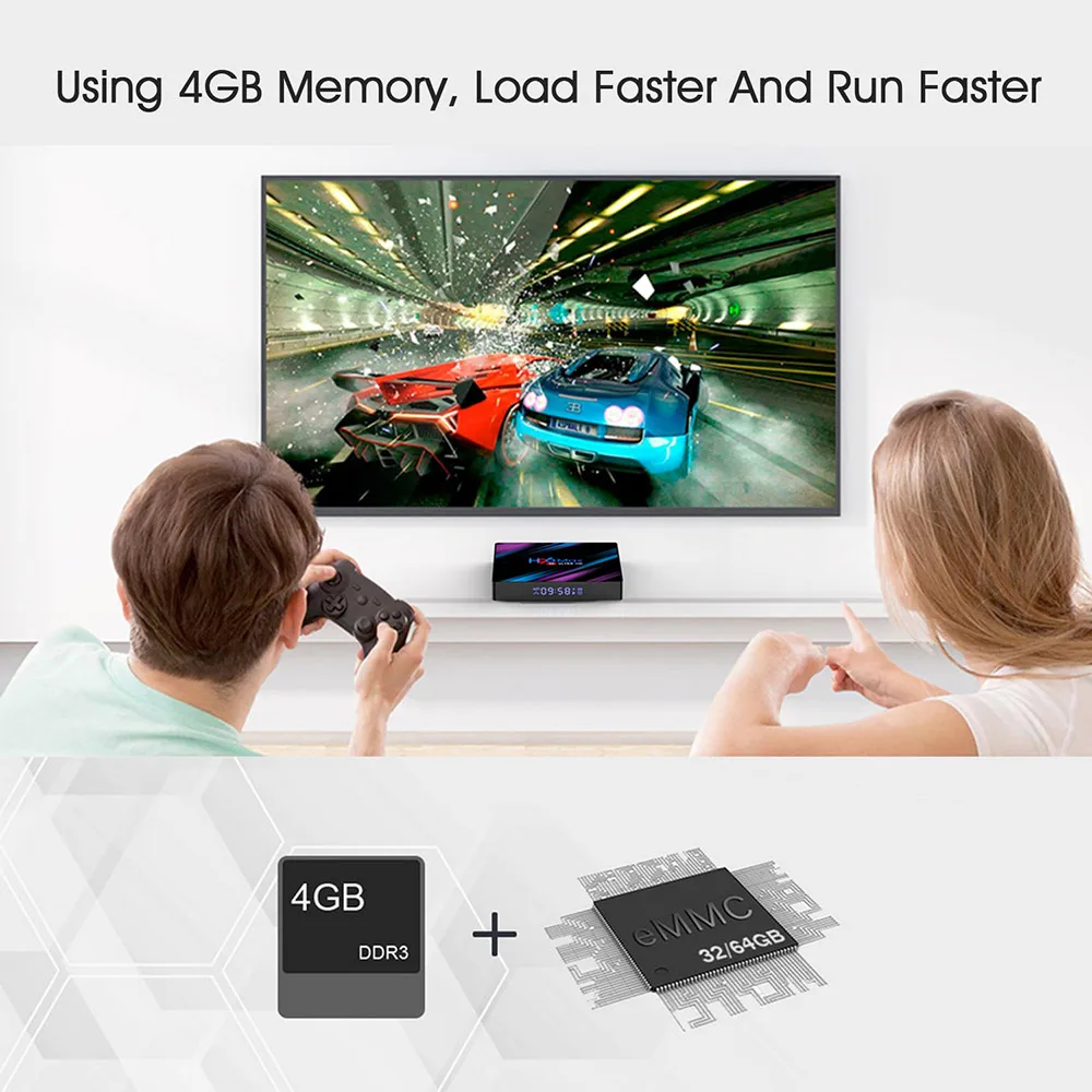 2020 Najnovšie T95 Smart tv box android 10 4k 6k 4g 32gb 64gb 2.4 g & 5g Wifi Quad core set-top boxu, Prehrávača médií PK X96 H96 MAX plus