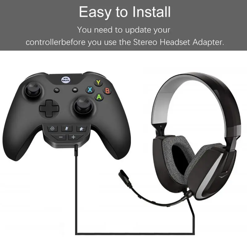 2020 Nová Rukoväť Stereo Headset Adapter Radič -Audio Adaptéry Pre Slúchadlá Converter Pre -Xbox Jeden Bezdrôtový Gamepad