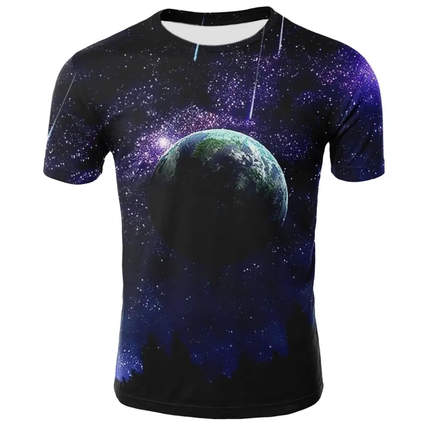 2020 nové hviezdne nebo 3d vytlačené t-shirt pánske letné ležérne pánske t-shirt topy tee zábava t-shirt streetwear