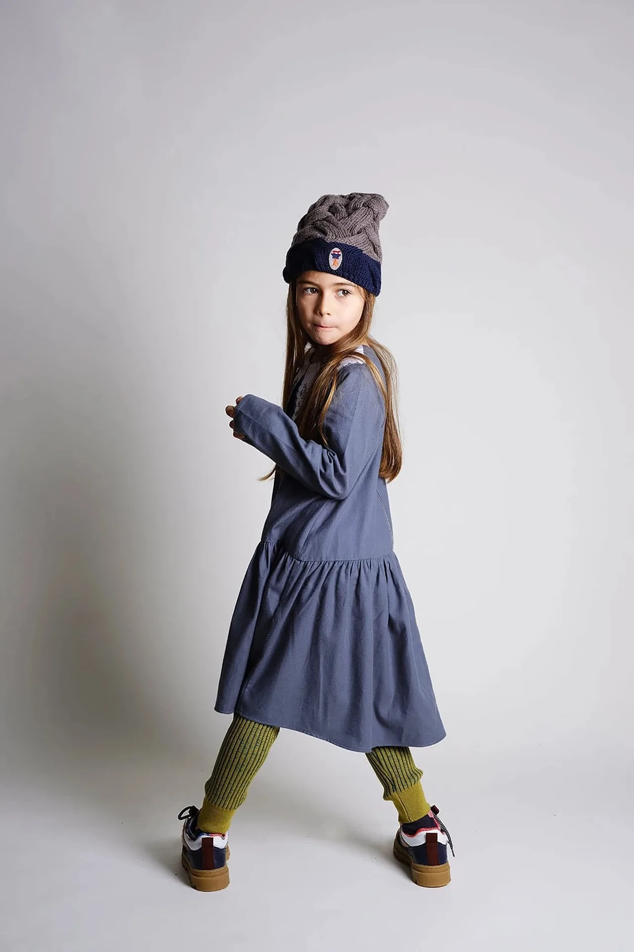 2020 Nové Jeseň Zima W a R Značky Deti Šaty pre Dievčatá Roztomilý Tlač Dlhý Rukáv Šaty Dieťa Dieťa Bavlna Módne Oblečenie Outwear