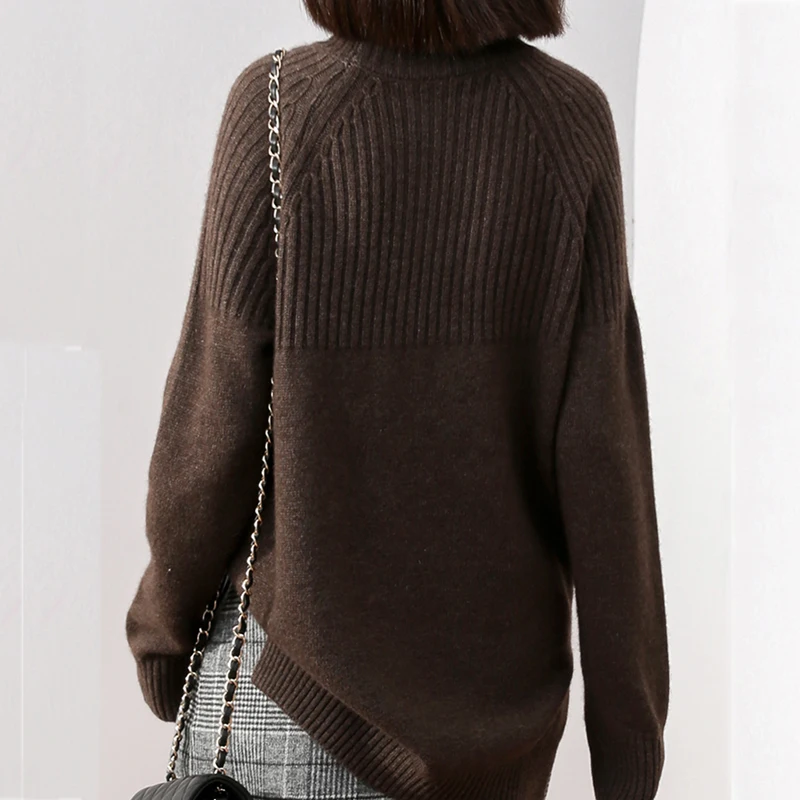 2020 nové módne dámske svetre vysoký golier cashmere sveter dámske pletené sveter dámske zimné tričko