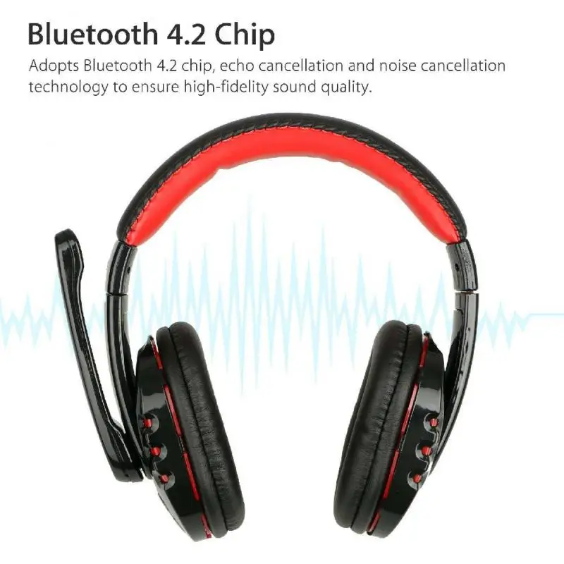 2020 Nové Prenosné Bezdrôtové Slúchadlá Bluetooth Stereo Slúchadlá Audio Mp3 Nastaviteľné Slúchadlá S Mikrofónom Pre Notebook PC