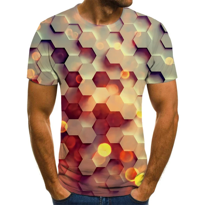 2020 nové pánske 3D rýchle sušenie letné tričká, pánske a dámske vytlačené T-shirts, zaujímavé krátkym rukávom pánske T-shirts