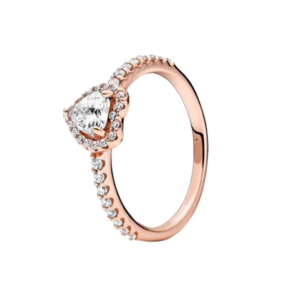 2020 Nové Zimné 925 Sterling Silver Ring Šumivé Snowflake Krúžky Žien Zapojenie Výročie Šperky