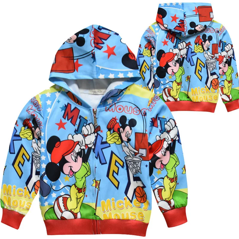 2020 nový chlapec Mickey bunda detské oblečenie dievčatá chlapci bunda karikatúra tlače hoodies deti oblečenie na jar a na jeseň bunda jacket