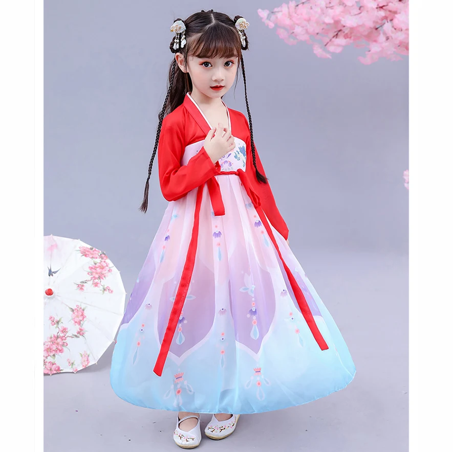 2020 Princezná HuaMulan Šaty pre Dievčatá Čínsky Štýl Vintage Úlohu Hrať Party Zdobiť Deti Maškarný Halloween, Karneval, Kostým