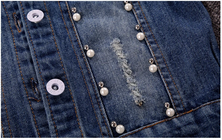2020 Veľké Dievčatá Denim Jacket Cardigan Kabát Deti Jean Outwear Motýľ Výšivky Sequin Deti Oblečenie Na Jar Oblečenie