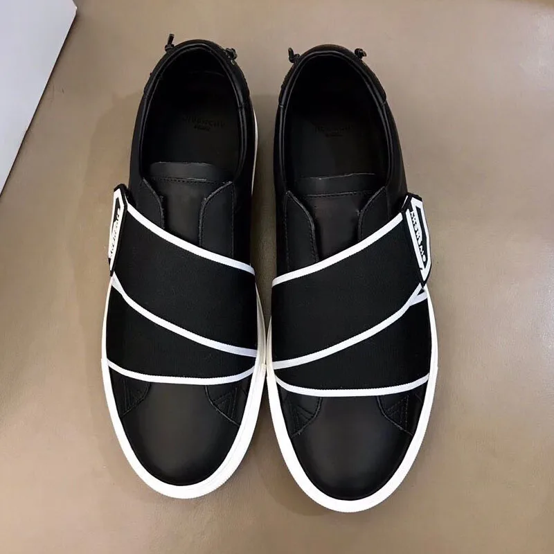 2021 nové luxusné značky pánske členkové topánky kožené kolo prst biele tenisky Plus veľkosť 42 43 44 45 Zapatillas De Deporte