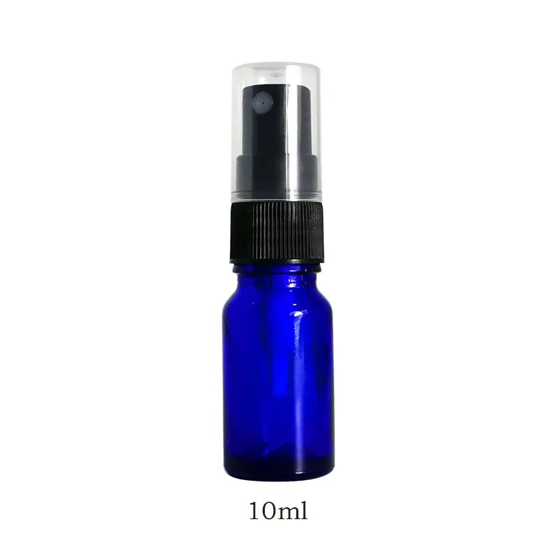 24, Kobaltová Modrá, 10 ml (1/3 unce) Sklo Spreji Vaporizador s Jemnej Hmly Ostrekovače na esenciálny olej aromaterapia parfum