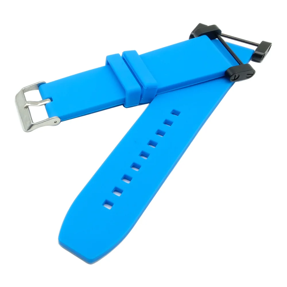 24mm Silikónové Gumy Watchband Pre Suunto Core Základné Série Sledovať Kapela Popruhu Pásu Repalce A Všetky Black Adaptér + 2 ks Nástroje