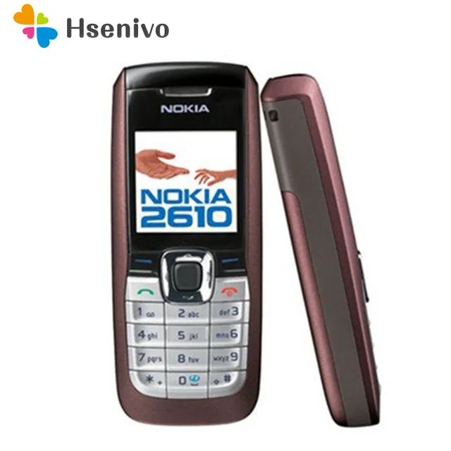 2610 Lacné Originál Nokia 2610 Odblokovaný Mobilný Telefón, MP3, GSM Mobil Kvalitný anglický/Rusko/hebrejčiny/arabčiny Doprava Zadarmo
