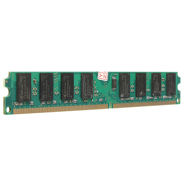 2x 2 GB Pamäte RAM DDR2-667 MHZ PC2-5300 Non-ECC Desktop PC DIMM 240-pin