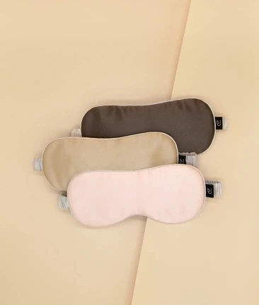 3 farby xiao youpin hodváb double-potiahnutá očná maska teplej a studenej očná maska pary hydratačný vhodné pre ryža domov spať smart