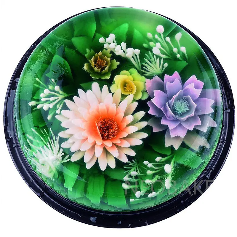 33PCS 3D Jelly Flower Art Nástroje Tortu Formy Kvet, List Želé Tortu Želatína Puding Tryska Striekačku Tryska Nastaviť Cake Zdobenie Nástroje